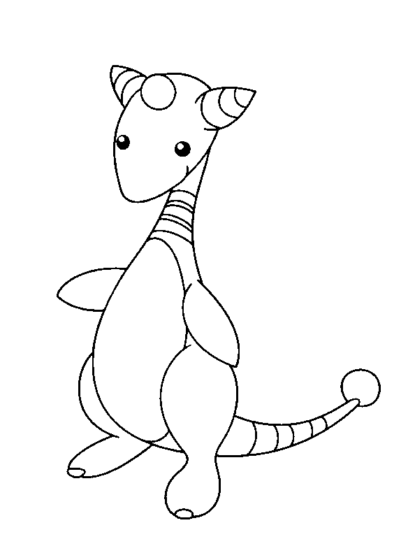 coloriage Pokemon dino